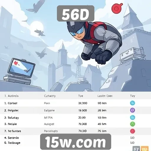 Análise das principais categorias de jogos no 56D